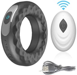 Daity - Cockring Vibrerend - Valentijn Cadeau - Penisring met 10 Vibratiestanden - Siliconen Penisring - Sex Toys voor koppels - Afstandsbediening - bandvorm – Voor Lange & Stevige Erectie — thumbnail 4