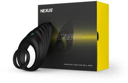 Nexus Vibrerende Cockring - Dubbele Stimulatie - 6 Vibratiestanden - Lichaamsveilig Siliconen - USB-oplaadbaar - Waterproof - Clitorisstimulatie - Penis en Balzak - Hardere en Langere Erectie — thumbnail 3