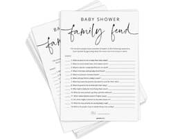 50 Babyshower Raadspellen - Interactieve Activiteit voor Jongen of Meisje