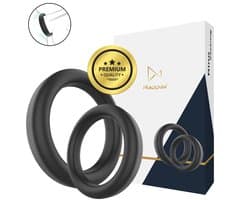 Cockring Siliconen 2 Maten - Nappex™ Rino Penisring Set voor een Stevige Erectie [Discreet Verzonden] - Penisringen voor Mannen - Rekbare Ballstretcher - Sex Toys voor Mannen en Koppels - Kamasutra - BDSM - Seksspeeltjes - Erotiek