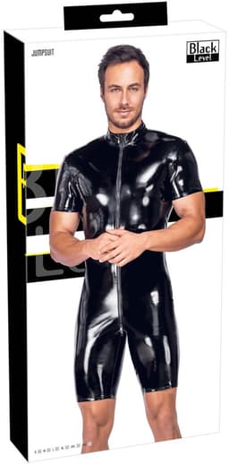 Men's Short Vinyl Playsuit L — thumbnail 1