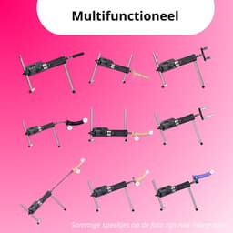 Fubzz Neukmachine Voor Mannen & Vrouwen - Sex Machine Verstelbaar - Fuck Machine - Inclusief Dildo’s, Pocket Pussy & Verlengstukken - Sex Speeltjes — thumbnail 4