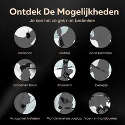 Quick Relief Tease Set™ - Bondage Set voor Mannen & Vrouwen - 11 Delig - Seksspeeltjes met Handboeien - Enkelboeien, Gag, Blinddoek, Zweepje - Sex Toys Koppels — thumbnail 2