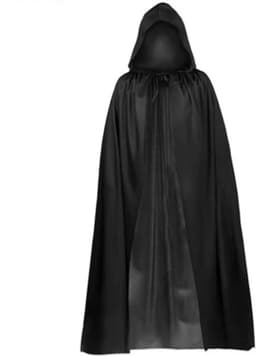 Doorschijnende Cape met capuchon - BDSM - Erotisch - SM Meester - Rollenspel Outfit - Transparant - Halloween — thumbnail 5