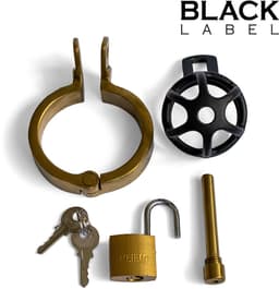 Black Label - Weenie Locker - Kuisheidskooi - Zwart/Goud — thumbnail 3