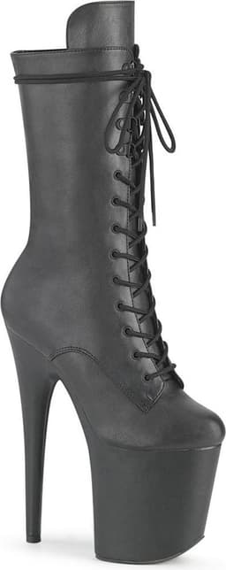 Pleaser - FLAMINGO-1050WR Plateau Laarzen - Paaldans schoenen - 35 Shoes - Zwart — thumbnail 1