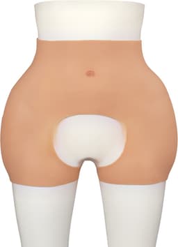 Bodysuit (kort model) - brede heupen en ronde billen - Crossdresser - Transgender - Mastectomie - Wearable body - kunstvagina - Femboy - Cosplay - vagina - 100% hypoallergene medische siliconen - Body4Everybody — thumbnail 1
