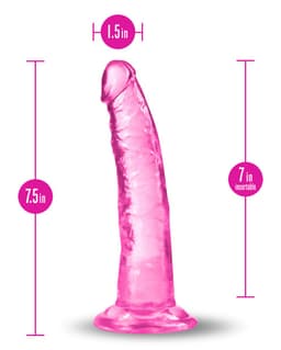 B Yours Plus - Lust n’ Thrust Dildo - Roze — thumbnail 3