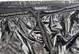 BamBella ® - Boxer short Maat L/XL Datex Zwart (Latex en stof SM kleding BDSM erotische heren kleding ondergoed lingerie onderbroek zwart — thumbnail 2