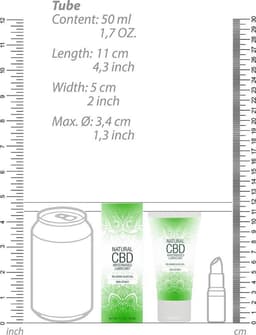 Natural CBD - Waterbased Lubricant - 50 ml — thumbnail 5