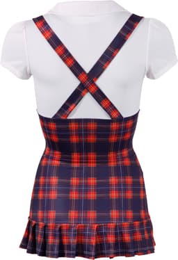 Cottelli Collection – Schoolmeisje Mini Jurk voor Ondeugende Spelen of Spannende Verassingen – Maat XL – Purper — thumbnail 2