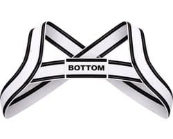Barcode Berlin Harness BOTTOM White-Black - MAAT L