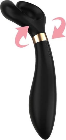 Satisfyer Partner Multifun 3, vibrator voor vrouwen, mannen en paren, vibrator met 100 vibratiecombinaties, 180° draaibare kop, accutechnologie, waterdicht — thumbnail 4