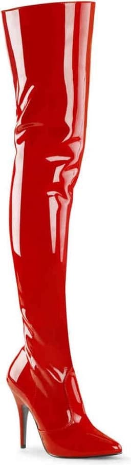 EU 39 = US 9 | SEDUCE-3010 | 5 Classic Plain Thigh Boot — thumbnail 1