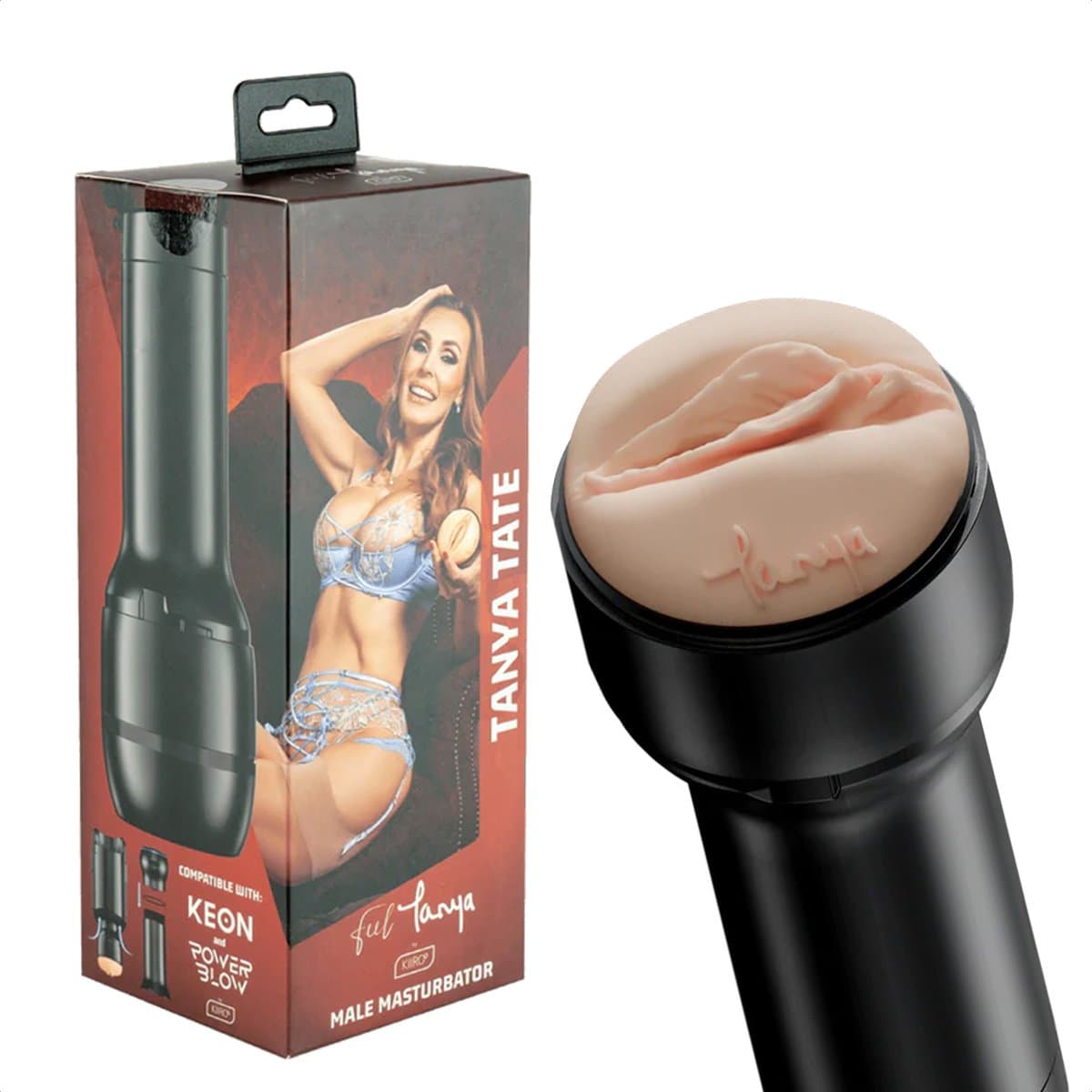 Kiiroo Pocket Pussy Tanya Tate - Masturbator voor Man - Realistisch en Zacht - Geoptimaliseerd voor Keon en PowerBlow - FeelStar Masturbators — afbeelding 1