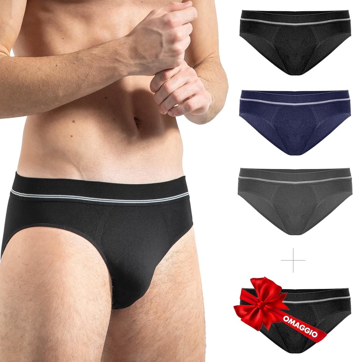 3-Pack Microvezel Herenslips naadloos en ademend - Zacht & Comfortabel Ondergoed — afbeelding 1
