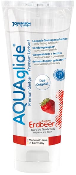 Aquaglide Strawberry - 100 ml - Glijmiddel — thumbnail 5