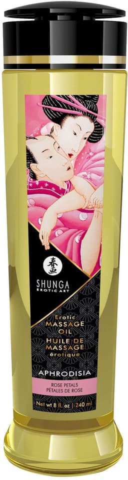 Shunga - Massageolie - Sensual Island Flowers - 240 ml — thumbnail 3