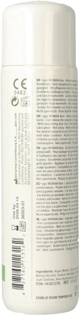 Pjur - Woman Aloe Waterbased Personal Glijmiddel 100 ml — thumbnail 2