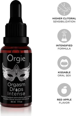 Orgie - Orgasm Drops Intense - Stimulating Drops - 1 fl oz / 30 ml — thumbnail 1