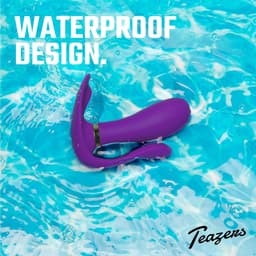 Teazers - Purple Pleaser Vibrator met Afstandsbediening - Oplaadbaar - Waterproof - Vibrators voor Vrouwen - Sex Toys voor Vrouwen - Buttplugs - G-Spot Vibrator - Buttplug Vibrator - Dildo - Paars — thumbnail 4