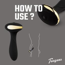 Teazers - Heat of the Moment - Buttplug Vibrator - Verwarmende Buttplug - Buttplug - Anal Plug - Sex Toys voor Vrouwen en Mannen - Seksspeeltjes - Zwart — thumbnail 5