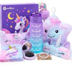 Magische Eenhoorn Cadeauset voor Meisjes van 4 tot 10 Jaar – Drinkflessen, Knuffelkussens en Meer – Perfect voor Verjaardag, Kerst en Speciale Gelegenheden — thumbnail 1