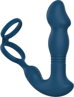 NØXA Rebel - Prostaat Stimulator met Cockring - Bestuurbaar met App - Afstandbediening - Anale Speeltjes voor Mannen - Anaal Vibrator - Sex Toys voor Mannen & Koppels - 3 in 1 - Navy — thumbnail 2