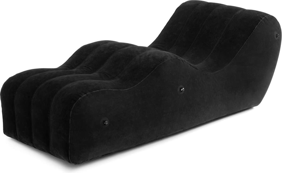 Bedroom Fantasies - The Lounger Opblaasbare Bank - Zwart — afbeelding 1