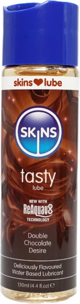 Skins - Double Chocolate - Glijmiddel met Smaakje - Waterbasis - 130 ml — thumbnail 1