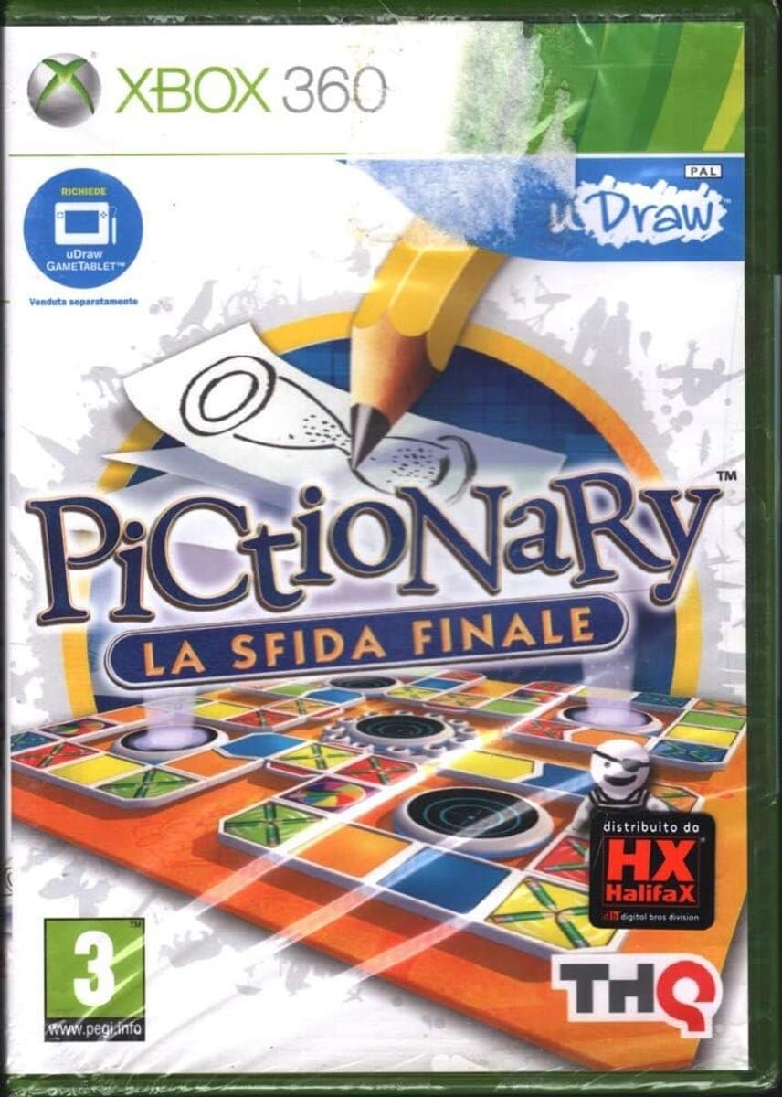 Pictionary Finale - Udraw Teken spel - Familie spelavond - Interactief tekenplezier - Xbox 360 - N.v.t. — afbeelding 1