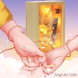 Premium geschenkdoos voor bruidspaar met natuurlijke materialen en led-lichtjes — thumbnail 5