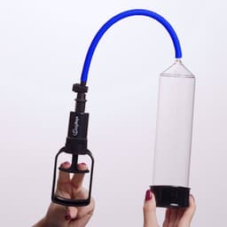 EasyToys - Penispomp met Grippomp - Sex Toys voor Mannen - Voor een Hardere en Langere Erectie - 20 cm - Zwart — thumbnail 2