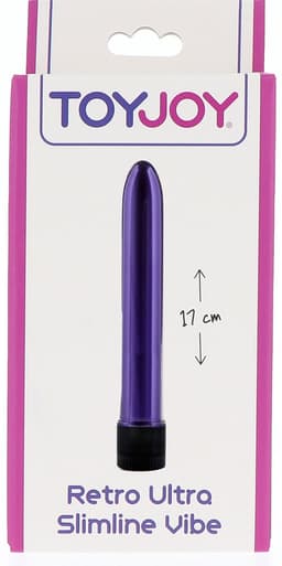 ToyJoy Retro Ultra Slimline Vibrator - Paars - basis vibrator - 17 cm — thumbnail 5