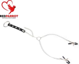 Tepelklemmen met penis ring - Verstelbare intensiteit - BDSM - RVS - One size — thumbnail 3