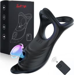 TipsToys® Vibrator Cockring - Zuig Luchtdruk Afstandsbediening Seksspeeltje voor Mannen Vrouwen — thumbnail 1