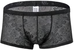 Dailygoods- Boxershorts Transparant Kant - Heren Ondergoed - Sexy Broekje - Lage Taille - Modieus Casual - Geschikt voor Alle Seizoenen — thumbnail 1