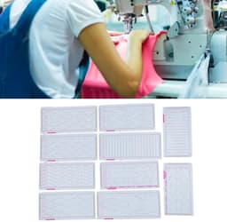 Dailygoods- Punching Cards Set - 10 Stuks - Professionele Plastic Kaarten - Voor Silver Reed Breimachine - Gebruiksvriendelijk - 10 Patronen - Breipatroonkaarten — thumbnail 4
