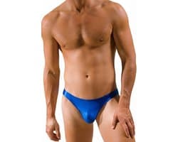 Sexy zwemslip mannen laag model - zwembroek - blauw - maat L/XL