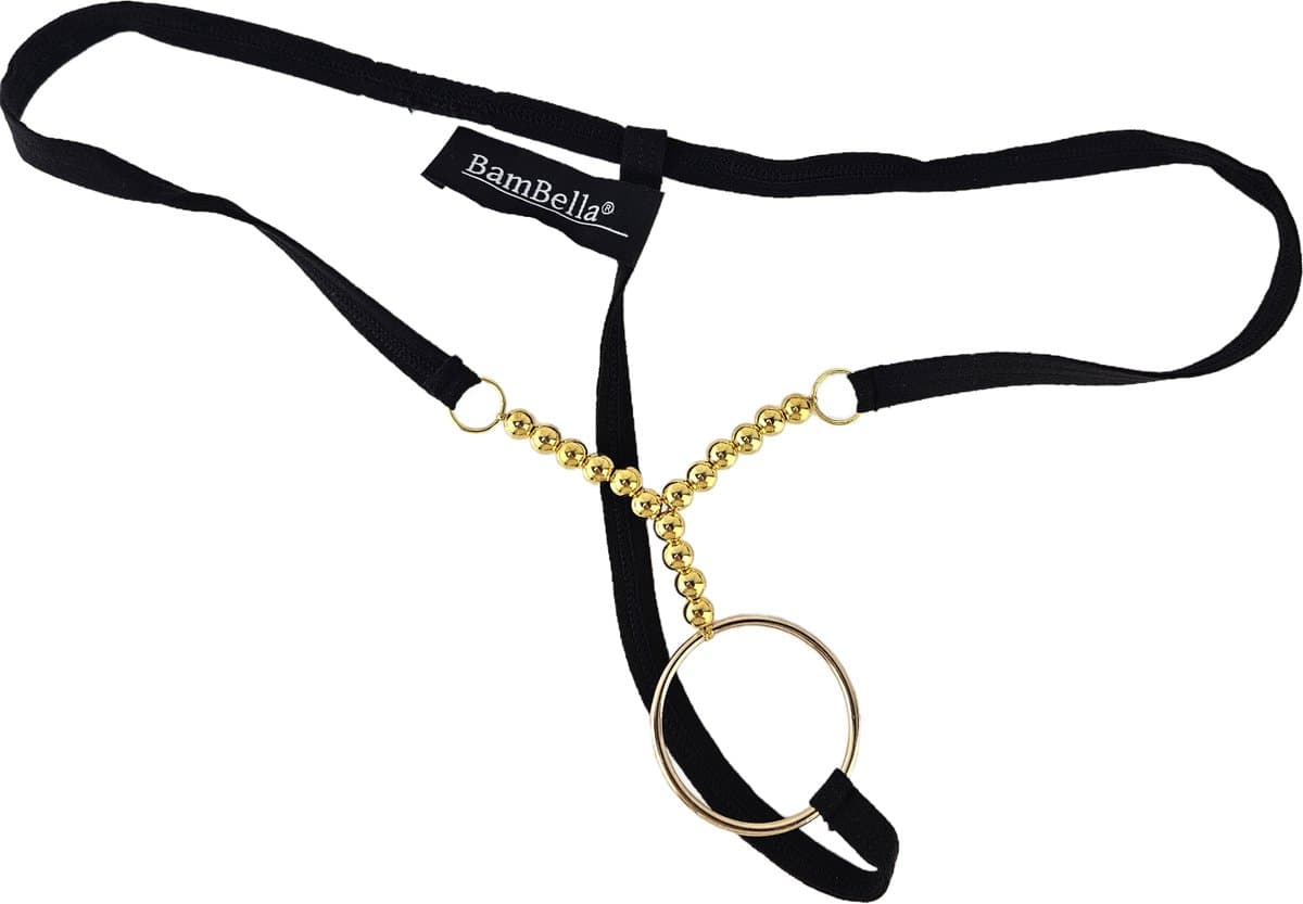 BamBella ® - ondergoed - maat S M L Onesize erotische String heren onderbroek open kruis mannen — afbeelding 1