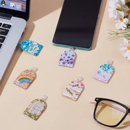 Set van 6 USB Stofstekkers in Kleurrijke Designs — thumbnail 5