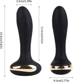 Teazers - Heat of the Moment - Buttplug Vibrator - Verwarmende Buttplug - Buttplug - Anal Plug - Sex Toys voor Vrouwen en Mannen - Seksspeeltjes - Zwart — thumbnail 3