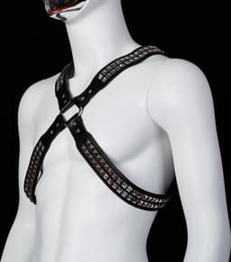 Banoch | Chest harness Radell - pu leer harnas voor man — thumbnail 3