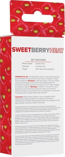 System JO - Flavored Arousal Gel Sweet Berry Heat 10 ml — thumbnail 5