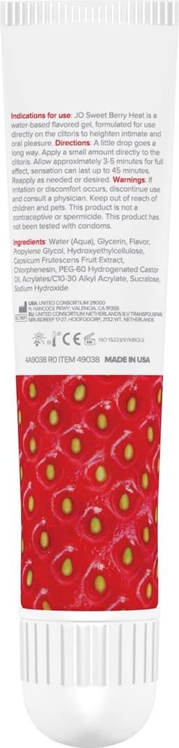 System JO - Flavored Arousal Gel Sweet Berry Heat 10 ml — thumbnail 2