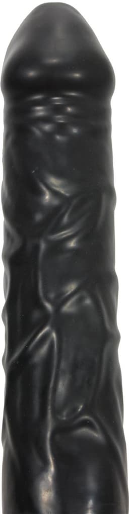 You2Toys Opblaadbare Giant Latex Dildo - Zwart — thumbnail 3
