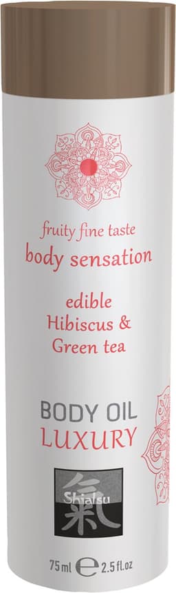 Luxe Eetbare Body Oil - Hibiskus & Groene Thee — thumbnail 2