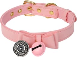 Banoch - Collar Catbell Pink - Halsband Strik Roze — thumbnail 1