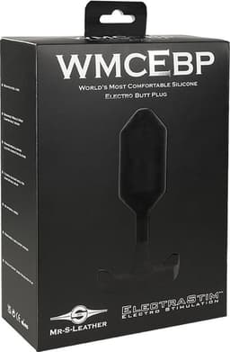 ElectraStim - Electrosex - Mr. S Leather Electro Buttplug - Zwart — thumbnail 5