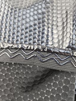 BamBella® - Extra lange Handschoenen zwart S/M vingerloos glans shiny reptiel look Sexy fetish erotiek erotische lingerie accessoire - onesize — thumbnail 2